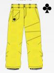 Сноубордические брюки MEATFLY “MARS” Арт. MARS yellow emboss